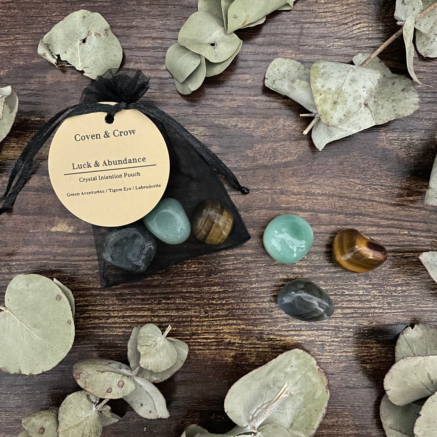 Witches Crystal Pouch - Luck & Abundance