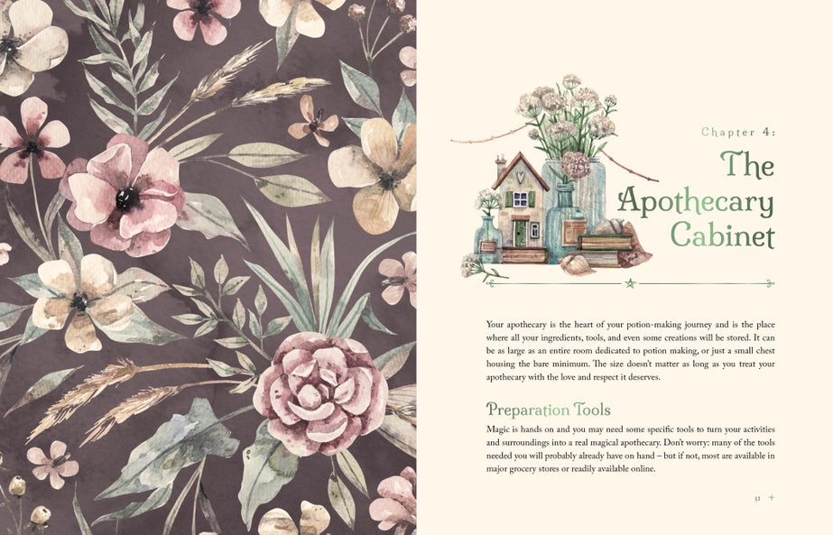 The Witch's Apothecary - Hard Cover Book