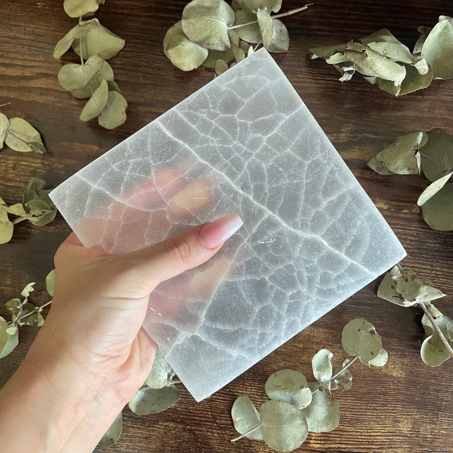 Selenite Cleansing Plate