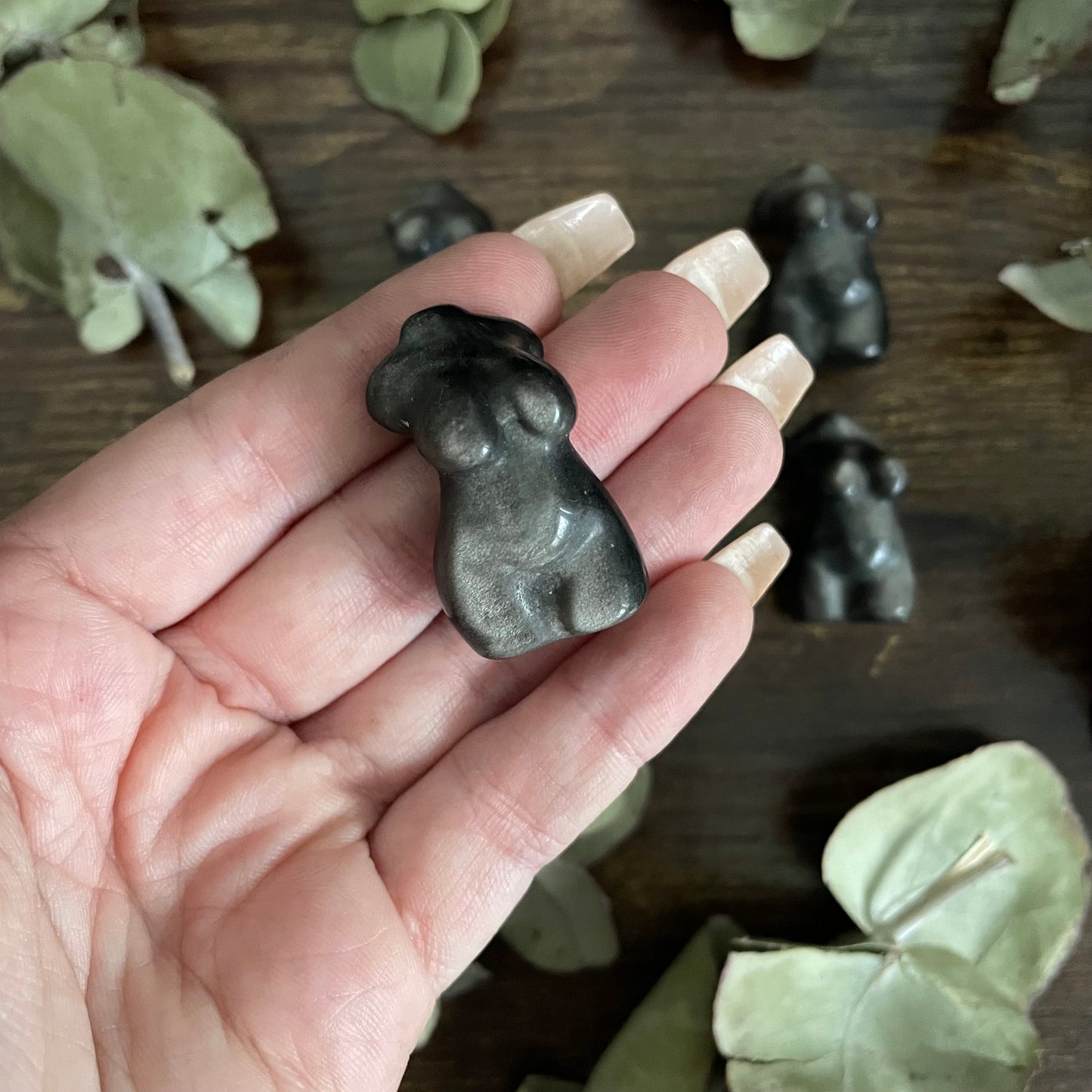 Small Goddess Body - Silver Sheen Obsidian