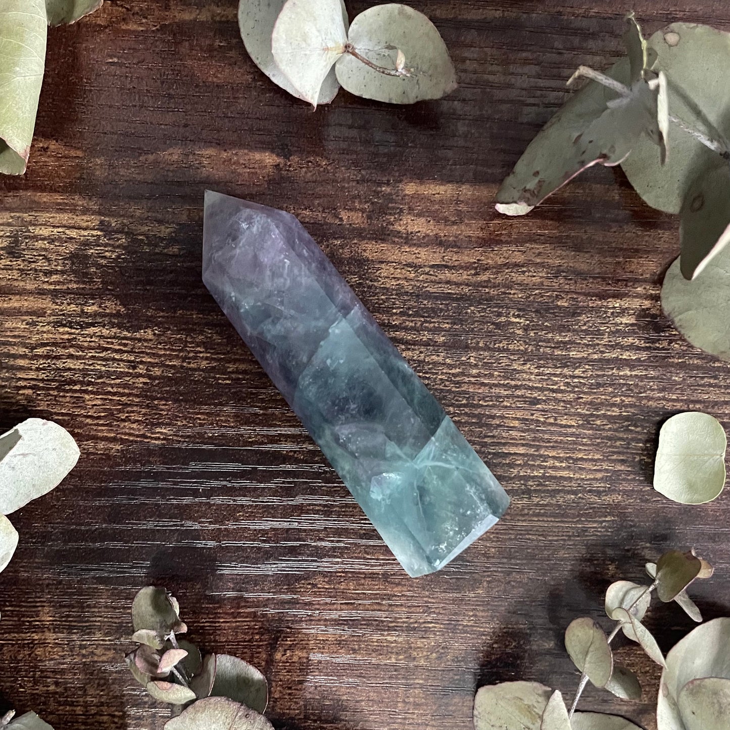 Crystal Tower - Rainbow Fluorite