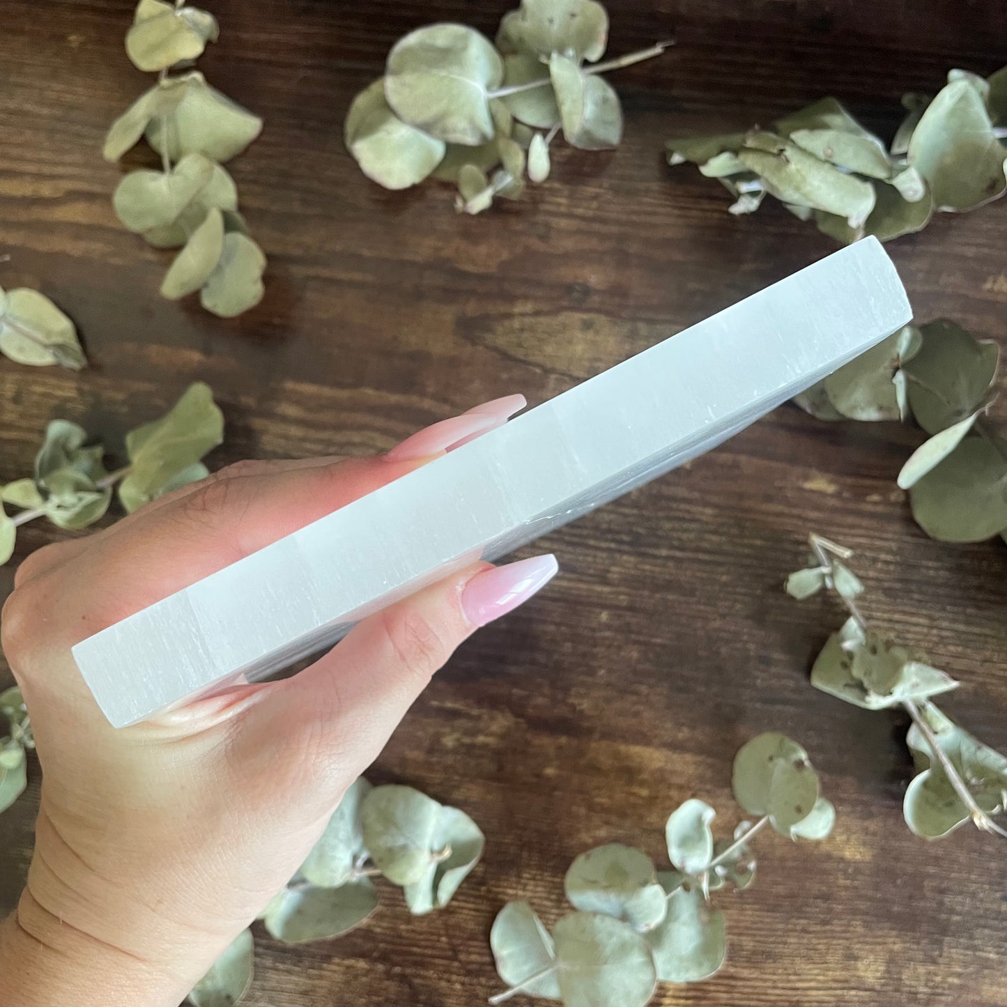 Selenite Cleansing Plate