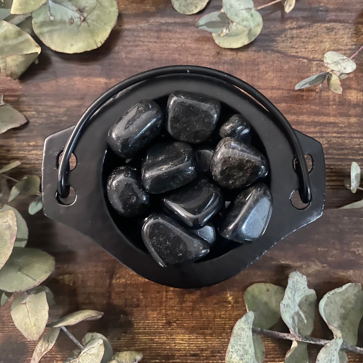 Tumble Stone - Silver Sheen Obsidian