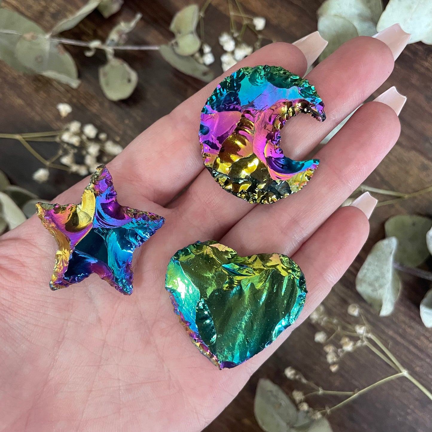 Dichroic Aura Titanium - Assorted