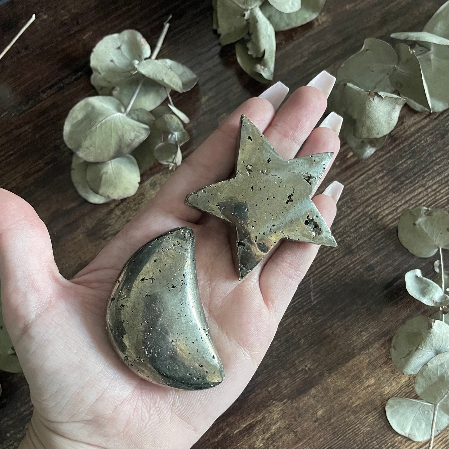 Star & Moon Bundle - Pyrite