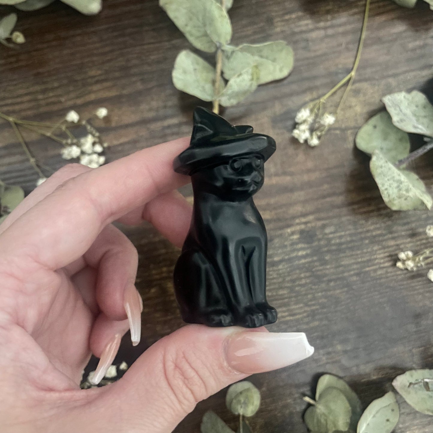 Kitten Familiar - Black Obsidian