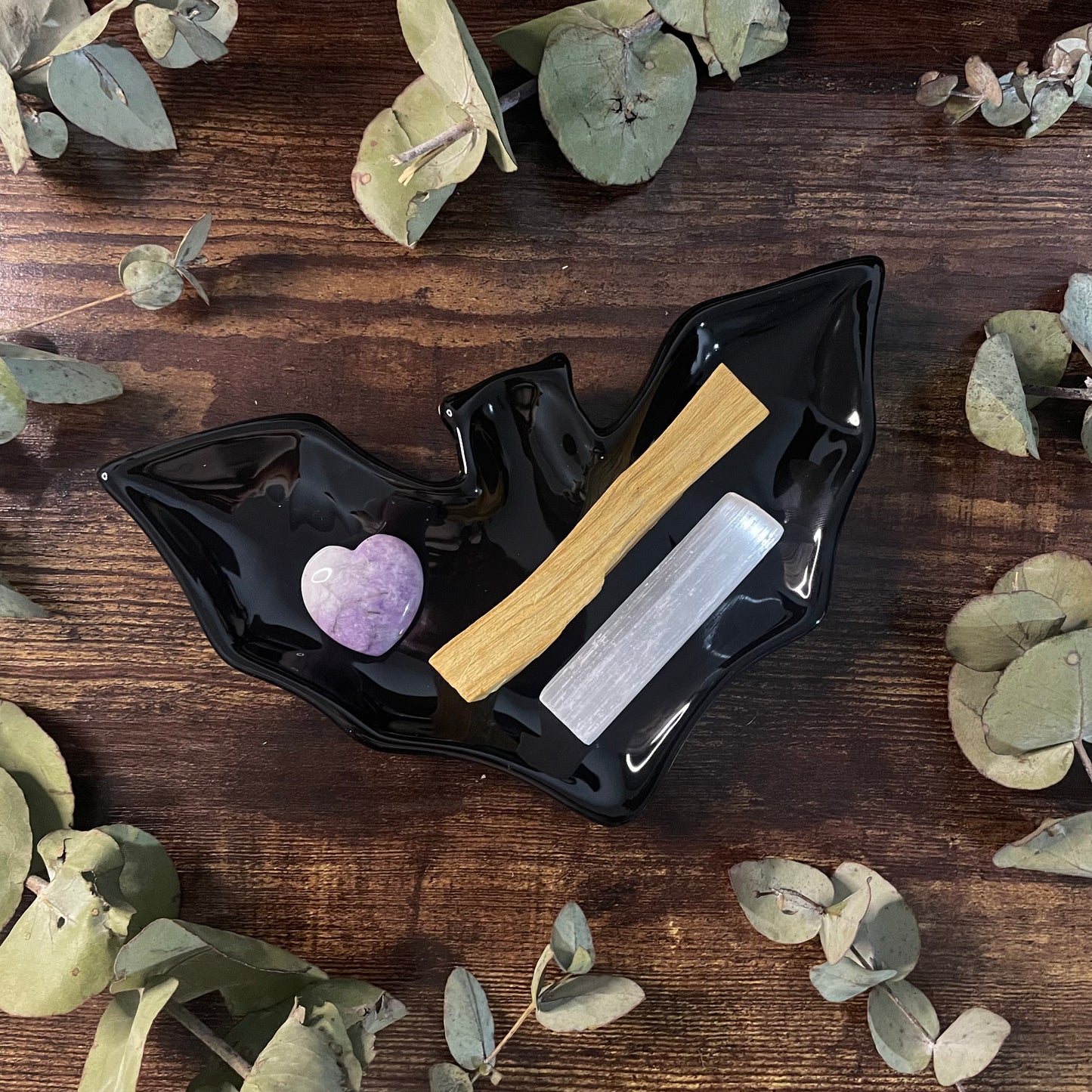 Ceramic Dish - Black Bat