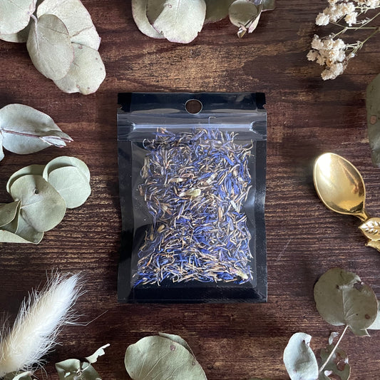 Witches Garden - Mini Pouch - Dried Blue Calendula