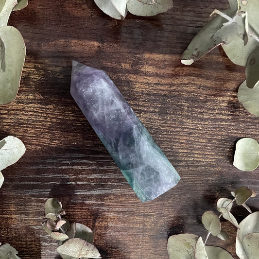 Crystal Tower - Rainbow Fluorite