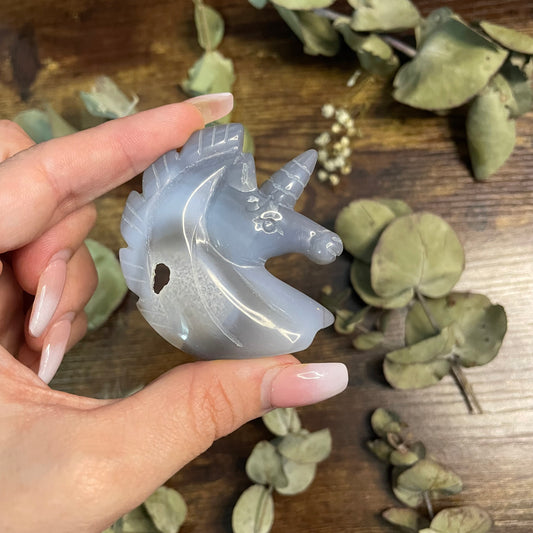 Small Druzy Agate Unicorn #3