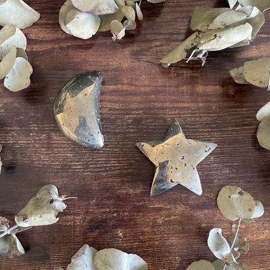 Star & Moon Bundle - Pyrite