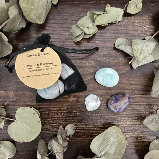 Witches Crystal Pouch - Peace & Harmony