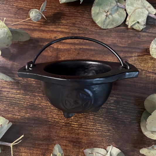 Cast Iron Cauldron - Small Shallow Dish