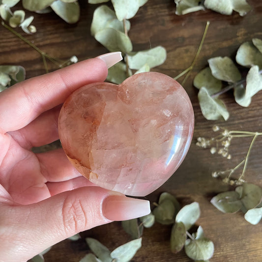 Chunky Heart - Fire Quartz