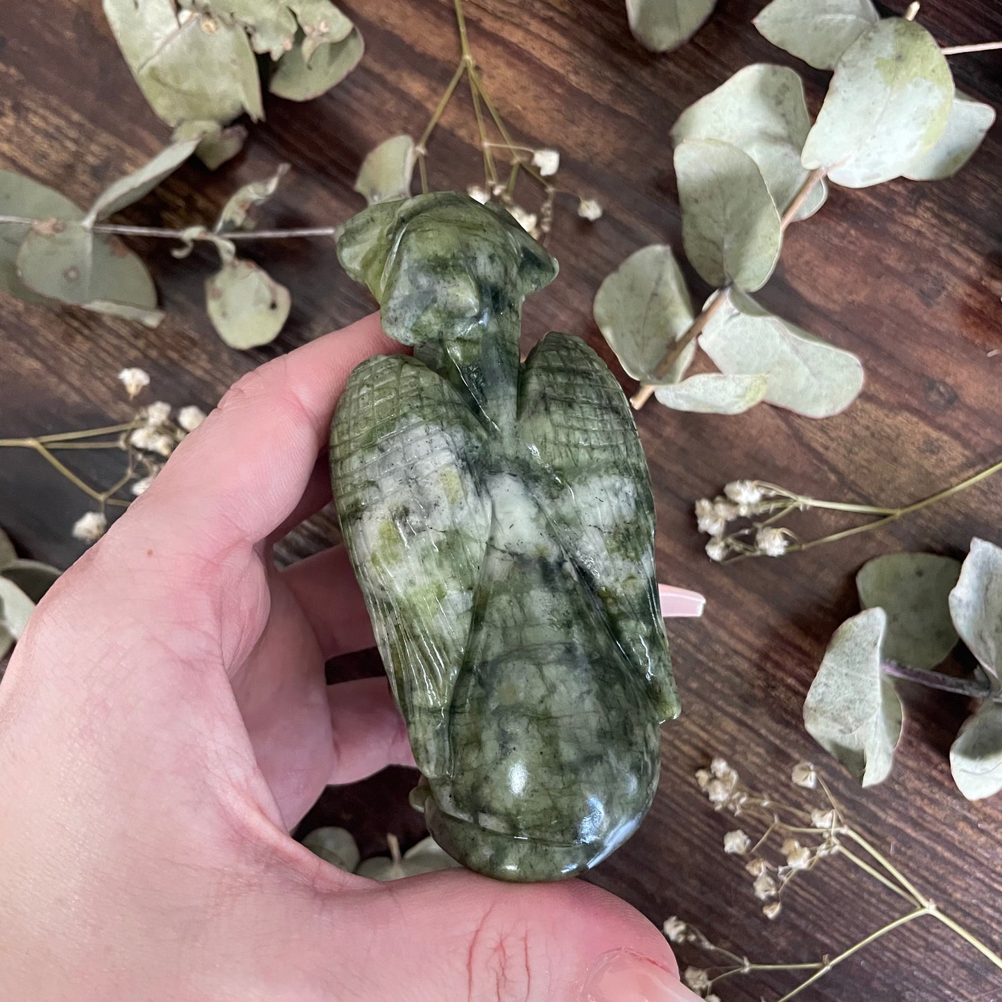 Guardian Angel Dog - Green Jade