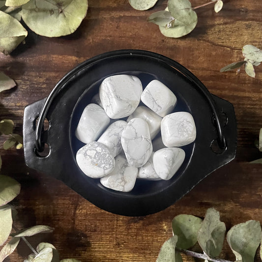 Tumble Stone - White Howlite