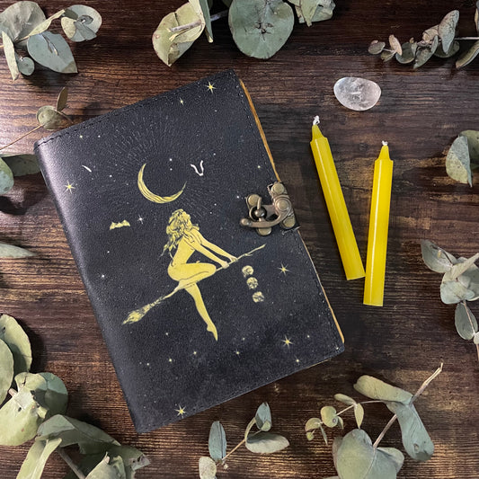 Leather Journal - Lunar Witch