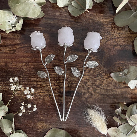 Crystal Rose - Snowy Quartz