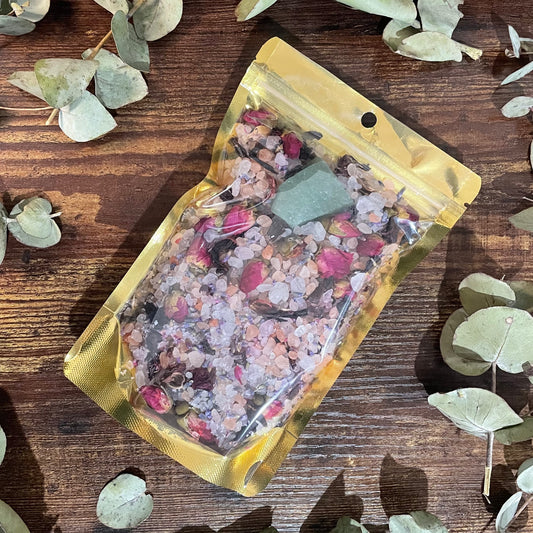 Crystal Bath Salt Soak - Enchanted Garden