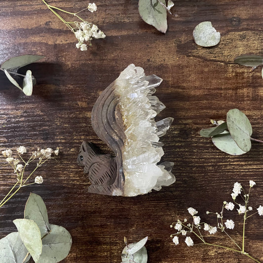 Woodland Squirrel - Clear Quartz