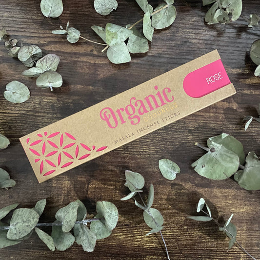 Organic Goodness Incense Sticks - Rose