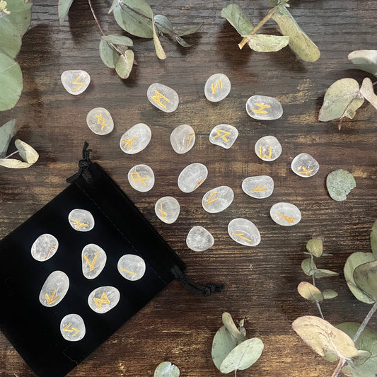 Witch Runes - Clear Quartz