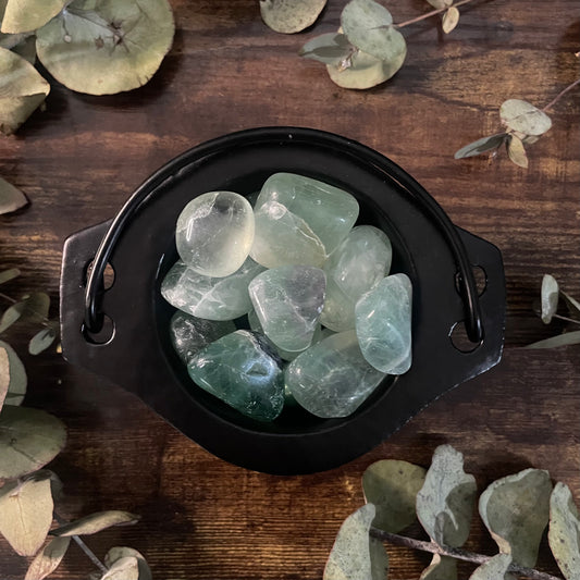 Tumble Stone - Green Fluorite