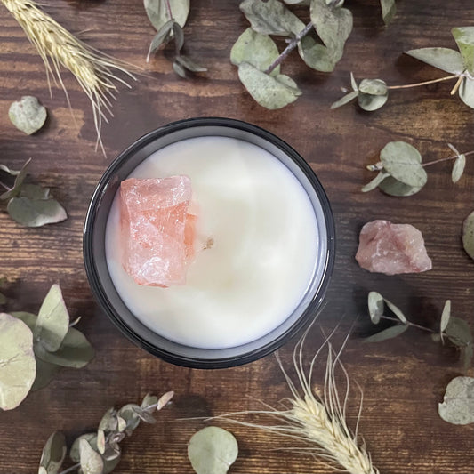 Crystal Candle - Fire Quartz